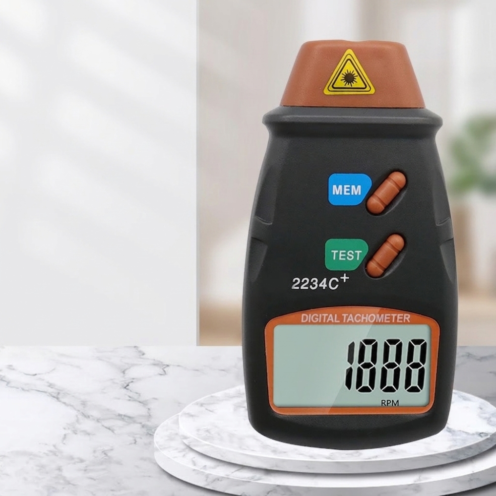 Industrial Laser Tachometer - Digitale Laser Toerenteller Contactloze RPM-meter Handheld