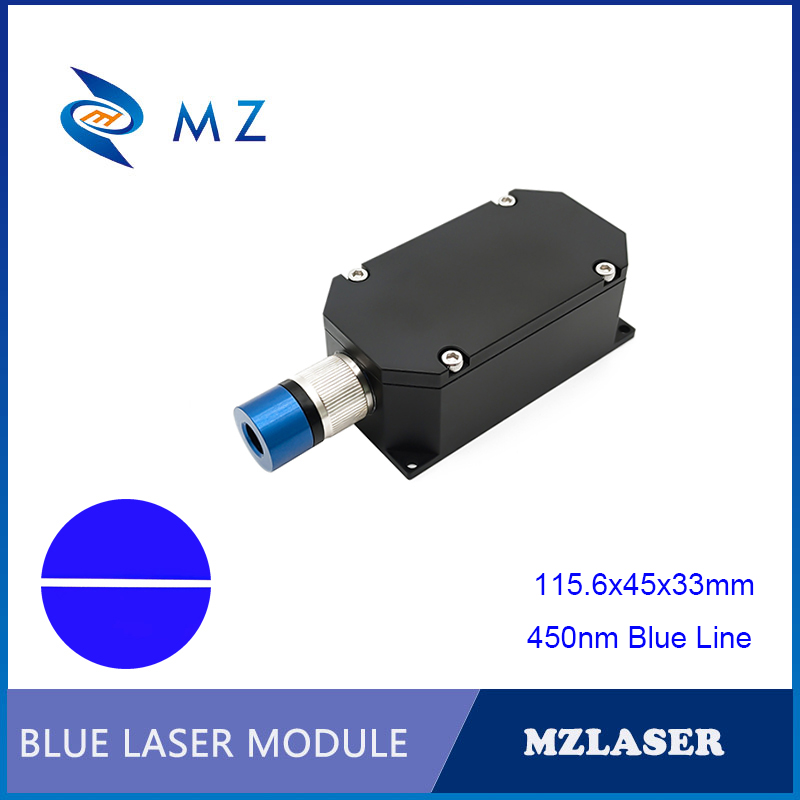 Industrial Laser Diode - Blauwe lijnlaserdiodemodel met instelbare focus 450nm