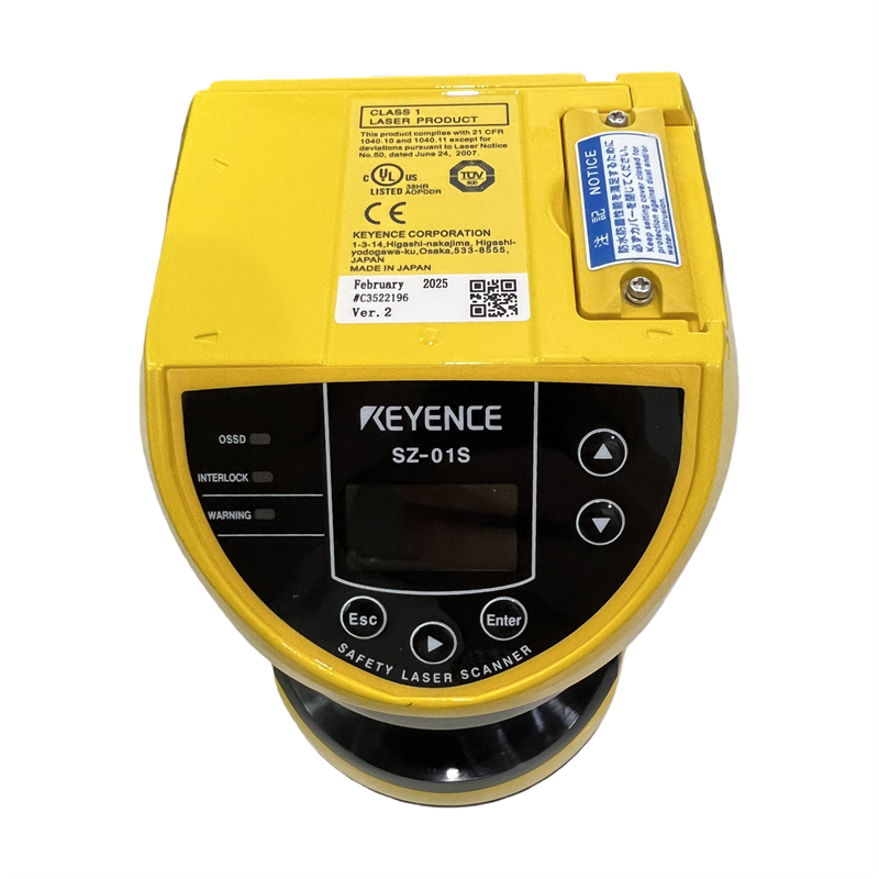 Industrial Laser Types - KEYENCE SZ-01S Veilige laserscanner, enkelvoudig functioneel