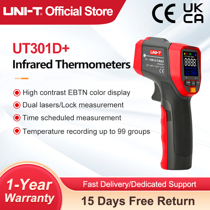Industrial Infrared Laser - UNI-T Digitale Infraroodthermometer Ut303d + Industriële