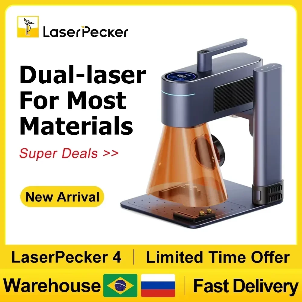 Industrial Laser Engraving Machine - LASERPECKER 4 LP4 lasergraveermachine voor alle
