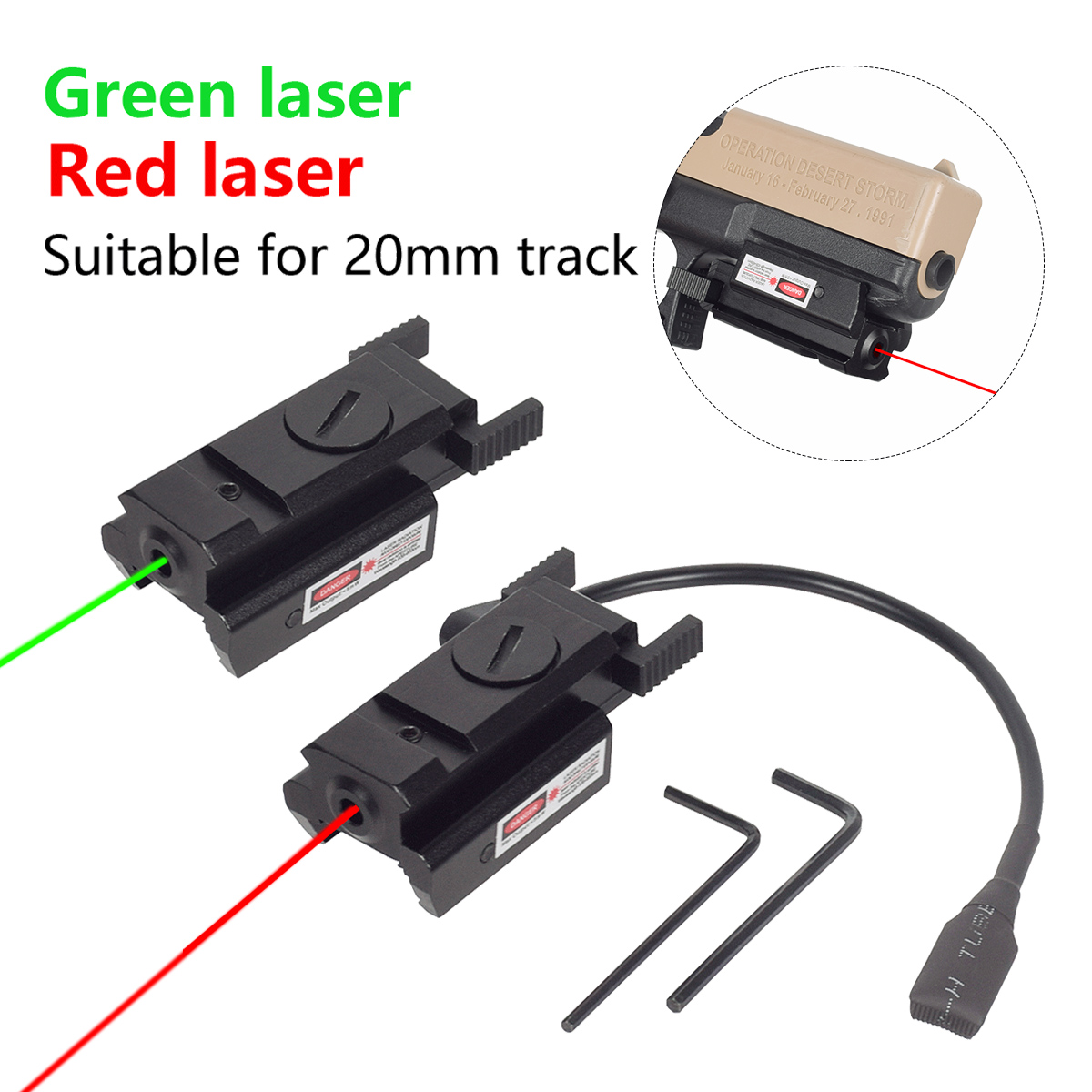 Industrial Laser Pointer - Tactische Krachtige Metalen Mini Groen Red