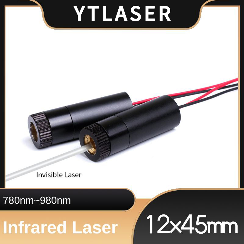 Industrial Laser Diode - D12X45mm Instelbare focus 780nm 830nm 850nm