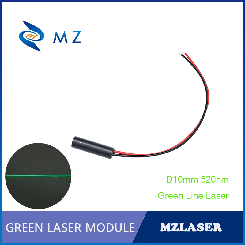 Industrial Laser Diode - Compacte groene lijnlaserdiode module 520nm D10mm