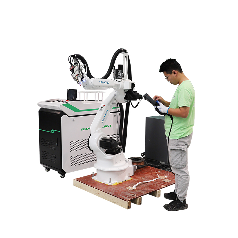 Industrial Laser Cutting Machine Price - Zesassige industriële robotarm laser fiberlaser lasmachines