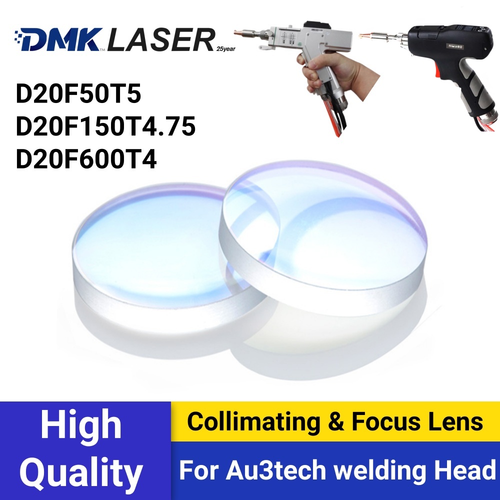 Industrial Laser Blaster - DMK Au3tech Collimatievensters Focuslens D20F50/150/F600mm Au3tech