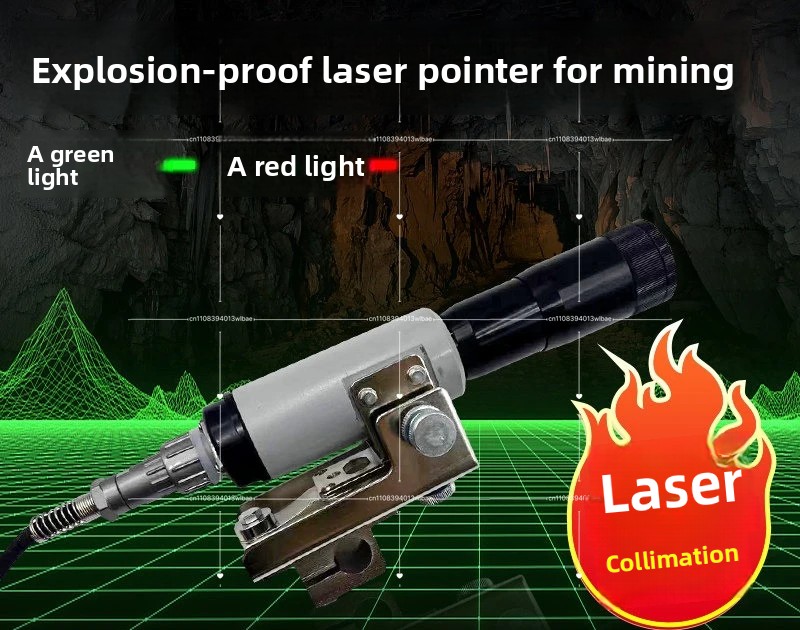 Industrial Laser Pointer - Laserpointer YHJ800/1000/1200 Explosieveilige Tunnel Kolenmijn Rood