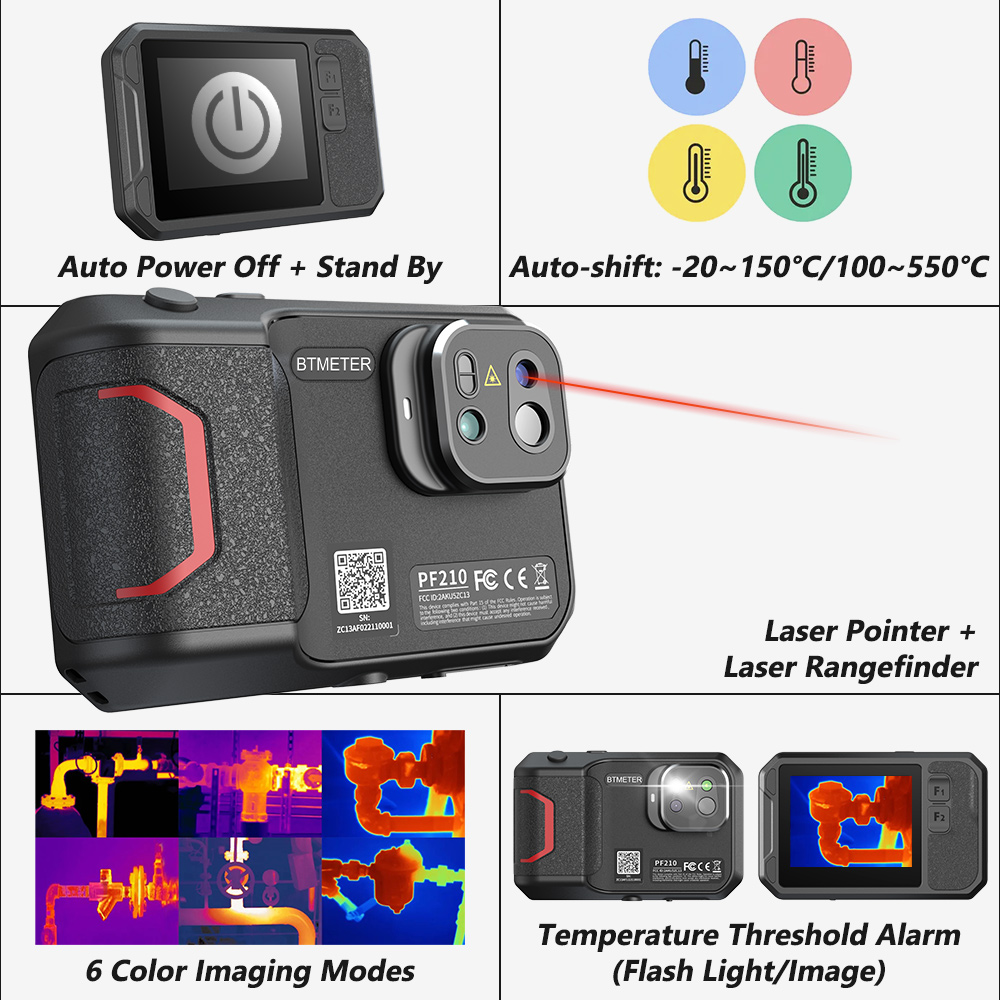 Industrial Infrared Laser - 256x192 Thermische Camera Handleiding Handheld Infraroodbeeldvormer