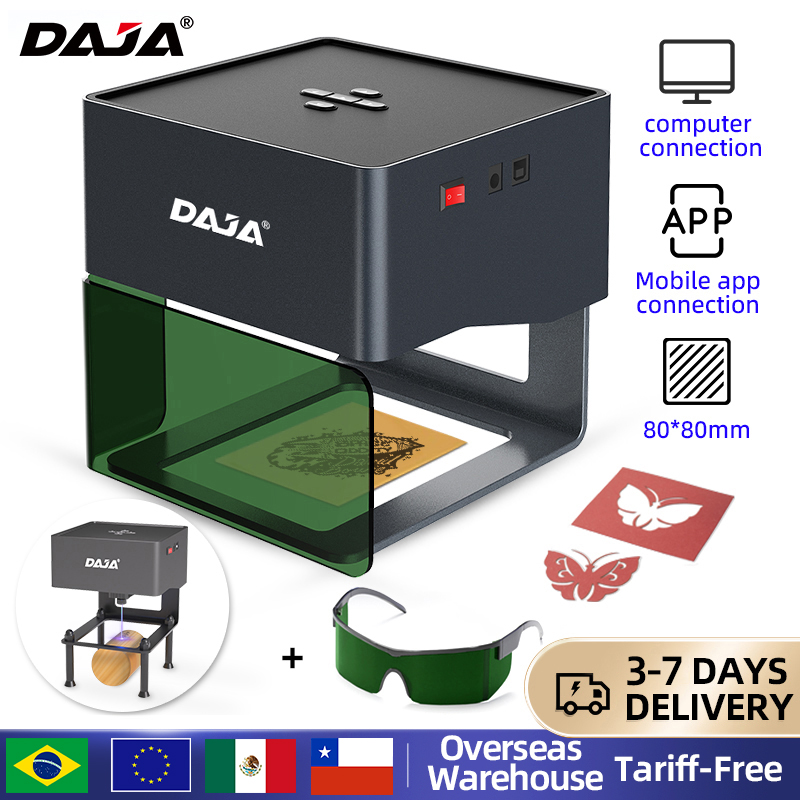 Industrial Laser Engraving Machine - DAJA DJ6 Mini Draagbare Lasergraveerder Diy
