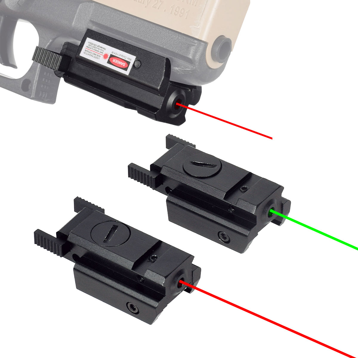 Industrial Laser Pointer - Tactische Rood Groen Dot Laser Sight