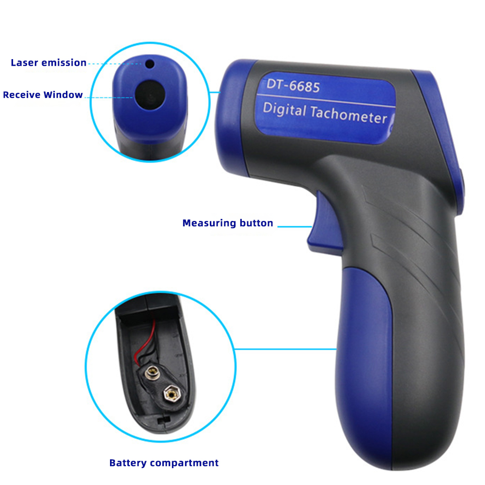 Contactloze Infrarood Lasers T - Industrial Laser Tachometer recensie en prijs