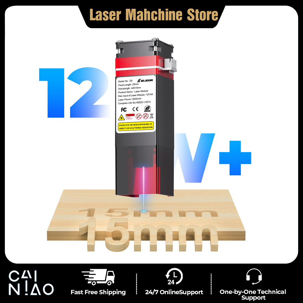 ELIDOR Z6 6W/12W Laser Module  - Industrial Laser Engraving Machine recensie en prijs