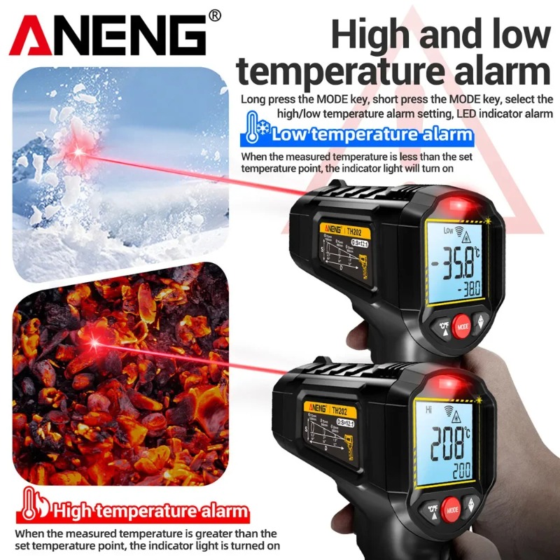 ANENG TH202 Industriële handth - Industrial Infrared Laser recensie en prijs