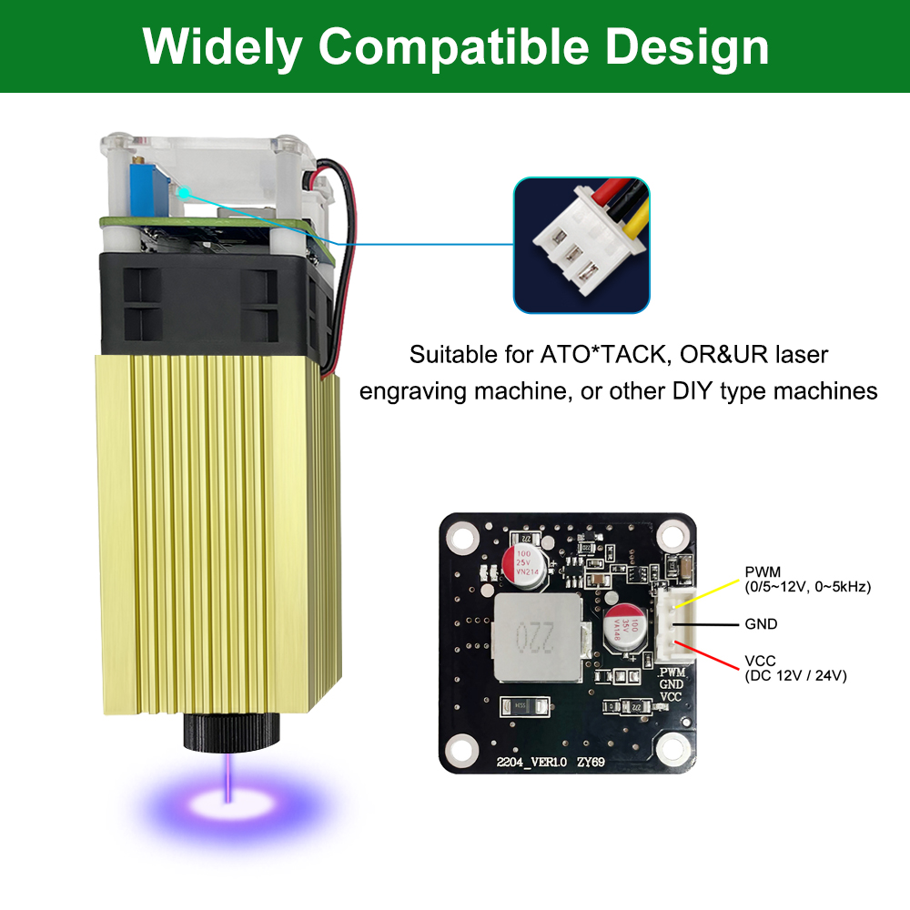 LASER BOOM 4W 5W Laser Module  - Industrial Laser Blasting recensie en prijs