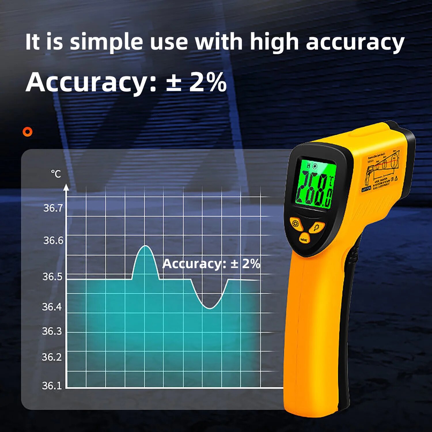 Digitale Infraroodthermometer- - Industrial Infrared Laser recensie en prijs