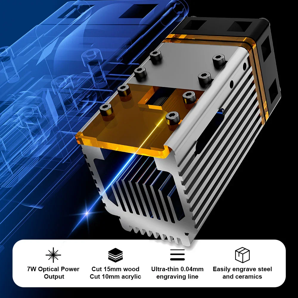 NEJE 7W Diode Lasergraveer- en - Industrial Laser Diode recensie en prijs