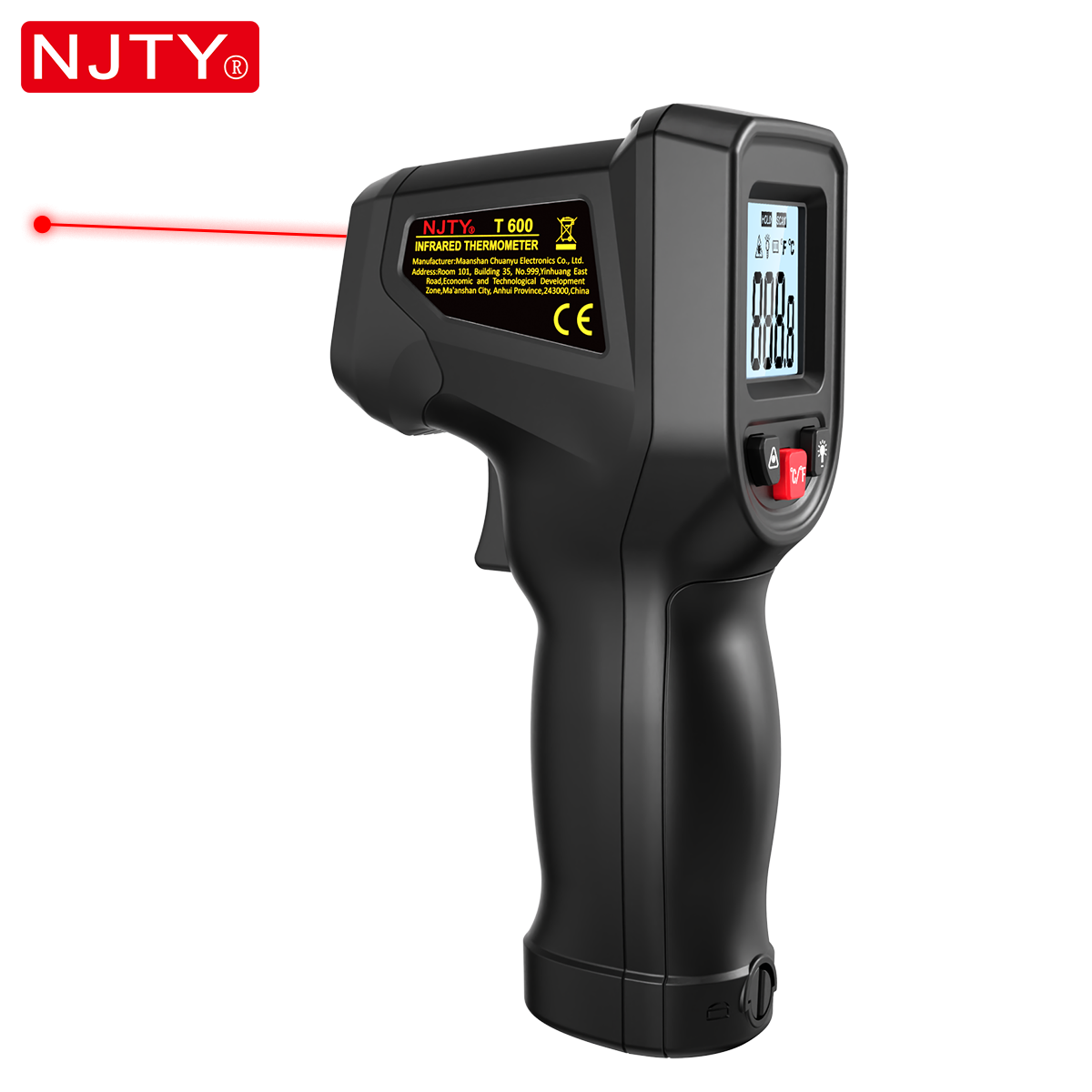 NJTY T600 Infraroodthermometer - Industrial Infrared Laser recensie en prijs