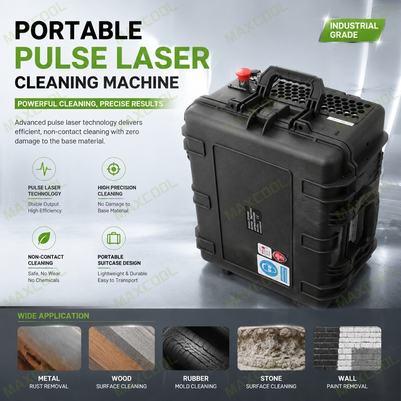 Draagbare pulslaser reinigings - Industrial Laser Types recensie en prijs