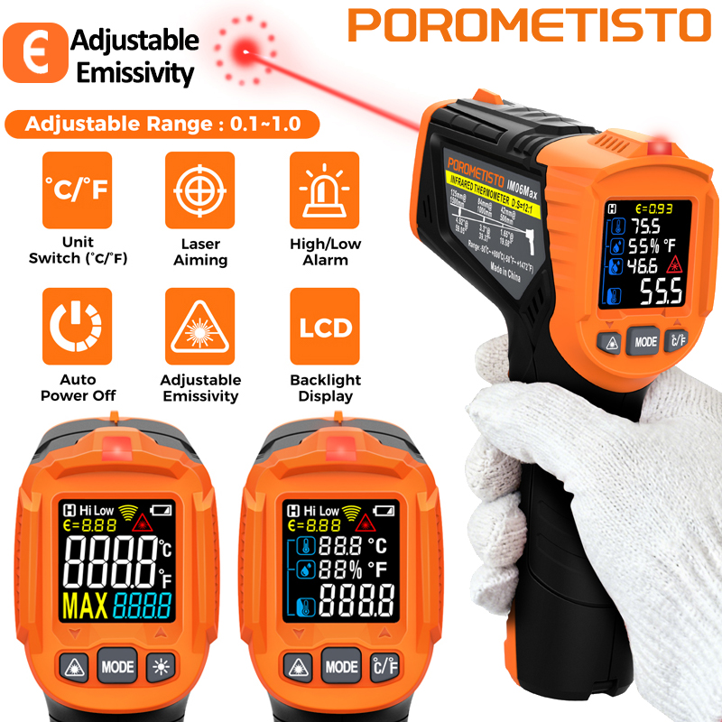 -50~380C Infraroodthermometer  - Industrial Infrared Laser recensie en prijs