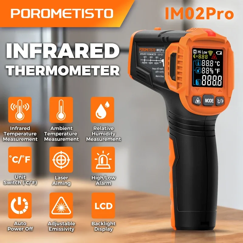 -50~380C Infraroodthermometer  - Industrial Infrared Laser recensie en prijs