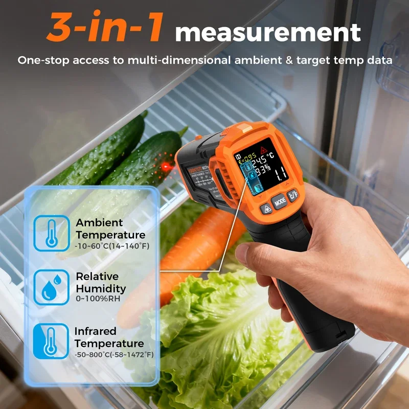 -50~380C Infraroodthermometer  - Industrial Infrared Laser recensie en prijs